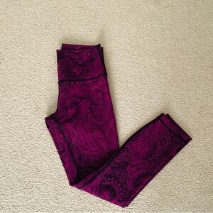 Lululemon High Times Leggings Antique Paisley 6